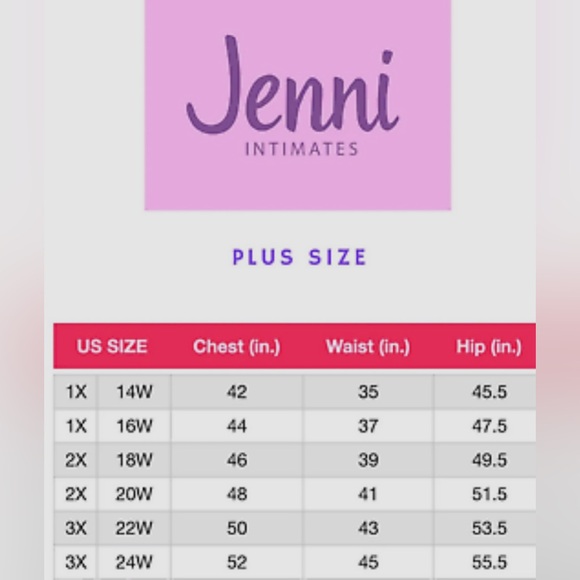 NWT Women’s Plus Size Jenni Intimates Angel White Square Neck Thong Bodysuit - Picture 5 of 6